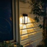 Modern Solar Wall Light  Waterproof Glass Panel Design - Product detail 11