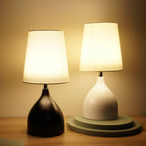 Nordic LED Table Lamp  Solid Wood Base Design - Detailed view