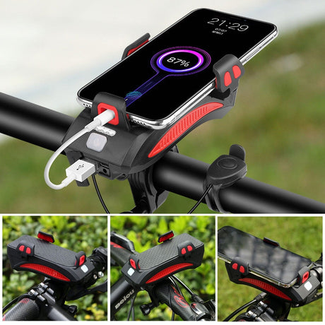 LED Bike Light System  4-in-1 Safety Hub With Phone Mount - Product detail 6