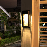 Modern Solar Wall Light  Waterproof Glass Panel Design - Product detail 14