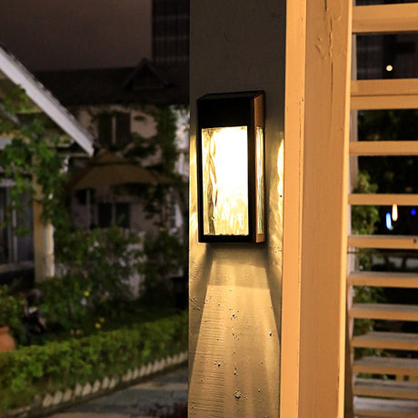 Modern Solar Wall Light  Waterproof Glass Panel Design - Product detail 14