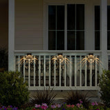 Solar Outdoor Wall Light  Geometric Art Deco Pattern - Product detail 6