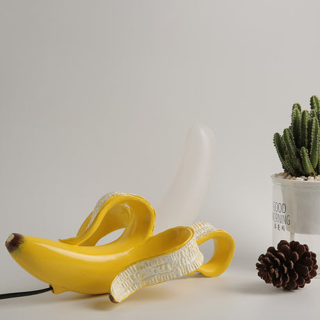 Art Deco Table Lamp  Banana-Shaped Gold Metal Design - Product detail 16