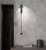 Modern Wall Lamp  Slim LED Light Bar with Gold Accent - Product example