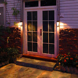 Modern Solar Wall Light  Waterproof Glass Panel Design - Product detail 6