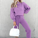 Modern Lounge Set  Soft Cotton Blend Two-Piece Design - Product detail 6
