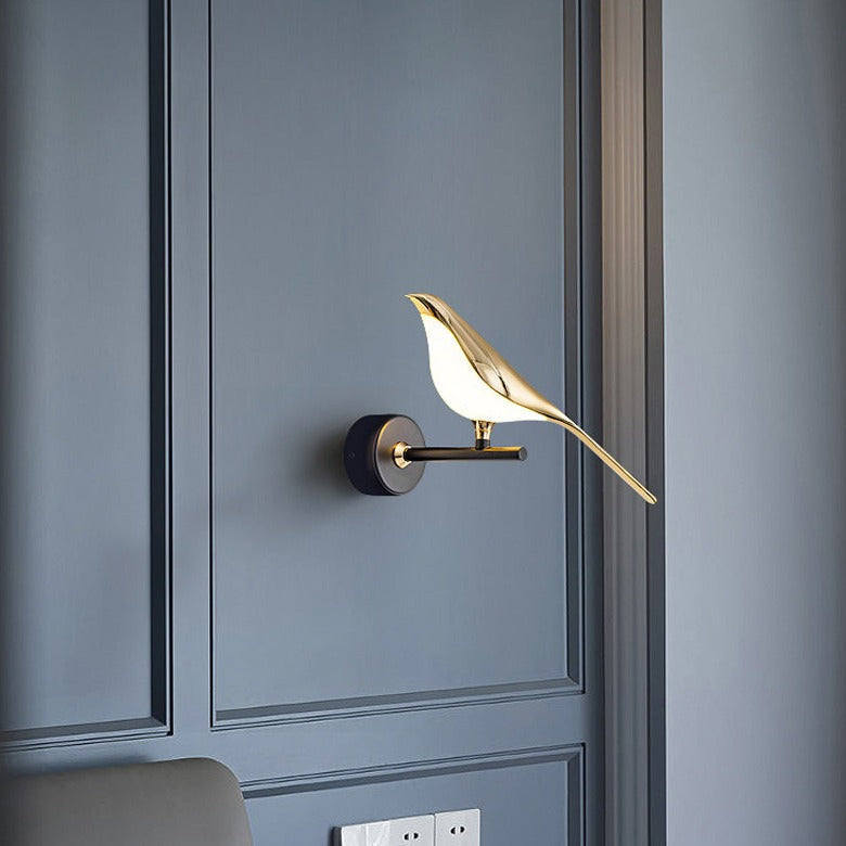 Bird Wall Lamp  Gold Accent Modern LED Light - Product detail 8