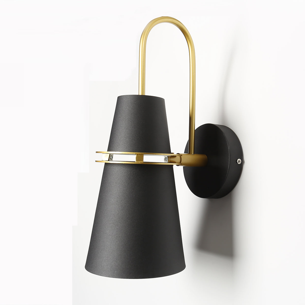 Modern Wall Sconce  Blue Metal Gold Trim Design - Product detail 7