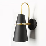 Modern Wall Sconce  Blue Metal Gold Trim Design - Product detail 7