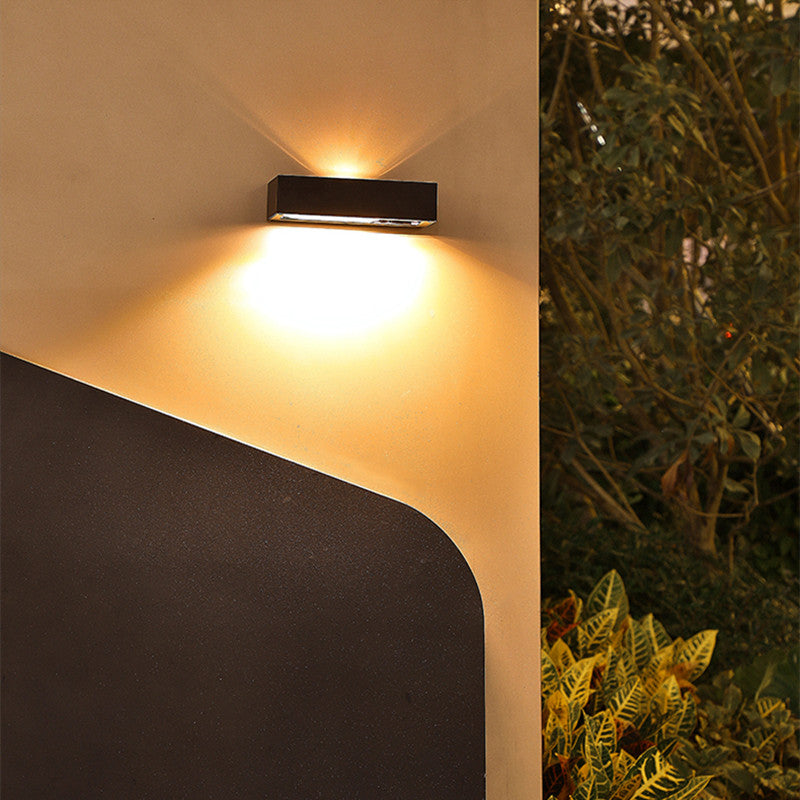Modern Solar Wall Light  Up-Down Outdoor LED Sconce - Product detail 8