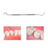 Professional Dental Care Tool  Stainless Steel Explorer  Scraper - Detailed view