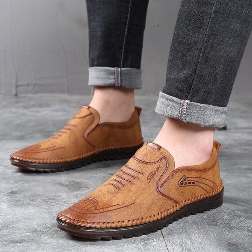 Orthopedic Casual Loafers  Premium Leather Comfort Design - Detailed view