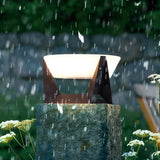 Solar Wall Light  Modern LED Outdoor Sconce - Detailed view
