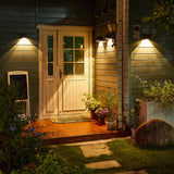 Modern Outdoor Wall Light  Solar Powered Cube Design - Product detail 14