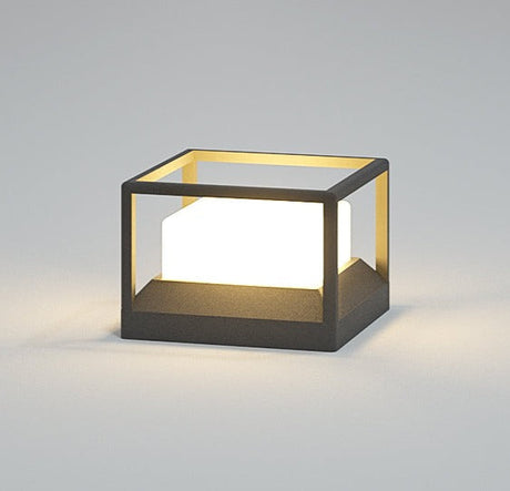 Solar Terrace Light  Modern Cube Frame Design - Product detail 10