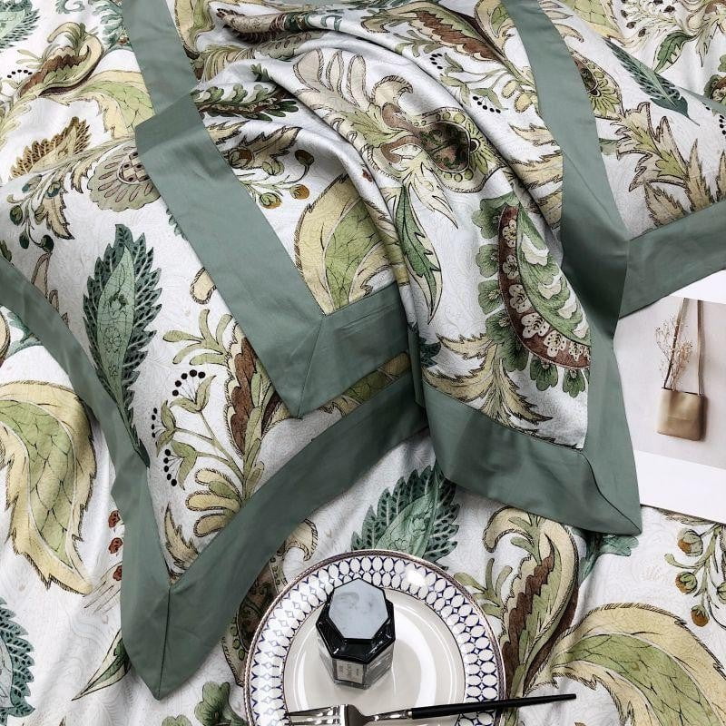 Egyptian Cotton Bedding Set  Botanical Paisley Pattern - Product detail 4