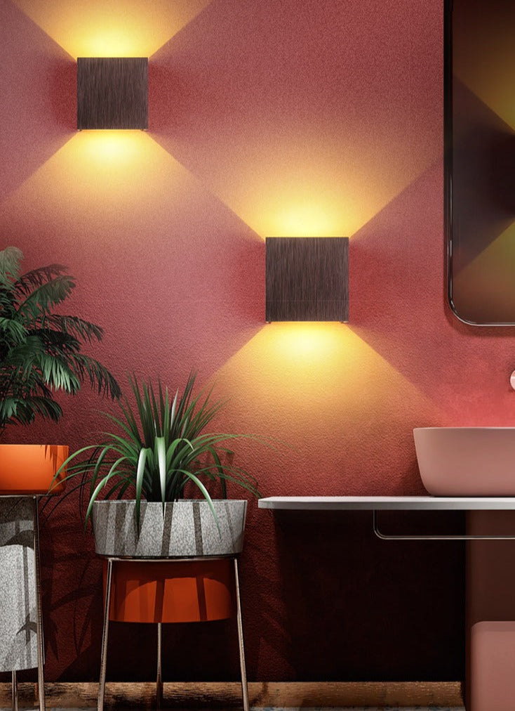 Modern Wall Sconce  Square Aluminum Frame Design - Product detail 10