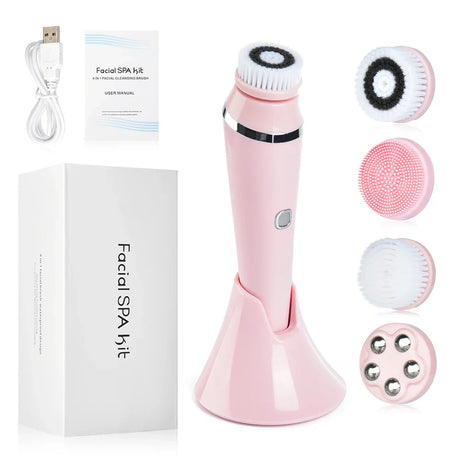 Electric Facial Cleansing Brush  4-in-1 Skincare System - Product detail 8