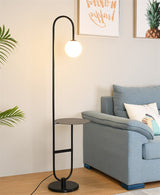 Modern Floor Lamp with Table  Brass and Marble Design - Product detail 11