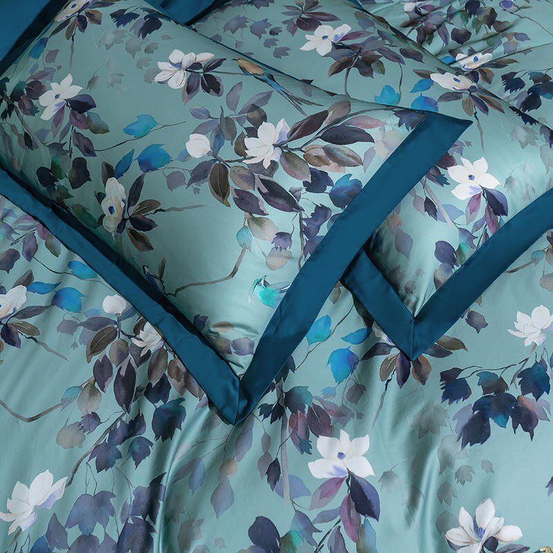 Egyptian Cotton Duvet Set  Watercolor Floral Pattern - Product detail 4