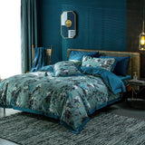 Egyptian Cotton Duvet Set  Watercolor Floral Pattern - Product example
