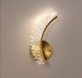 Modern Wing Wall Light  Gold LED Feather Design - Product detail 10