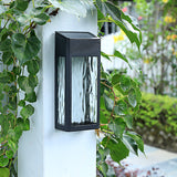 Modern Solar Wall Light  Waterproof Glass Panel Design - Product detail 7