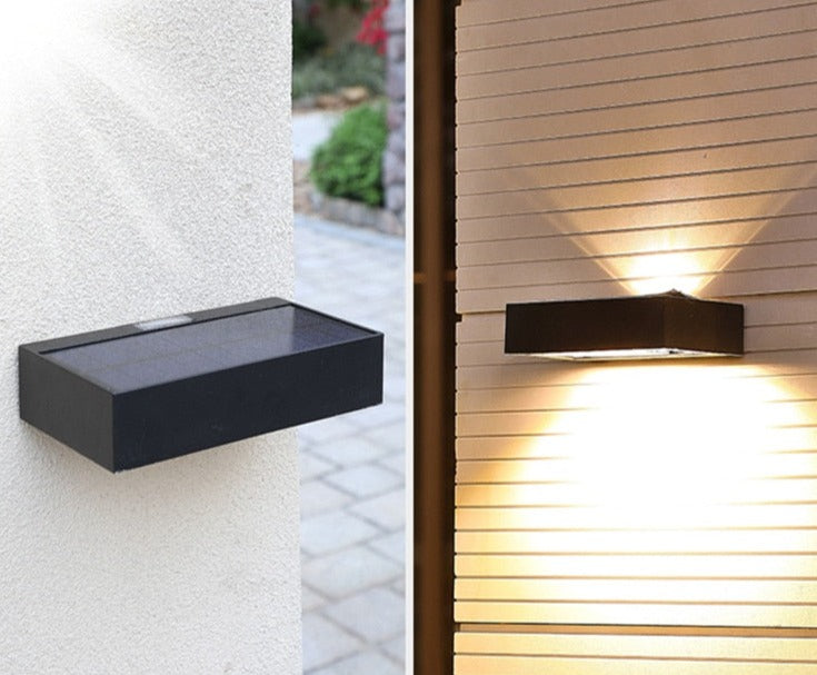 Modern Solar Wall Light  Up-Down Outdoor LED Sconce - Product detail 15