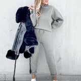 Modern Lounge Set  Soft Cotton Blend Two-Piece Design - Product example