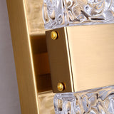Modern Crystal Wall Sconce  Gold Brushed Finish - Product detail 8