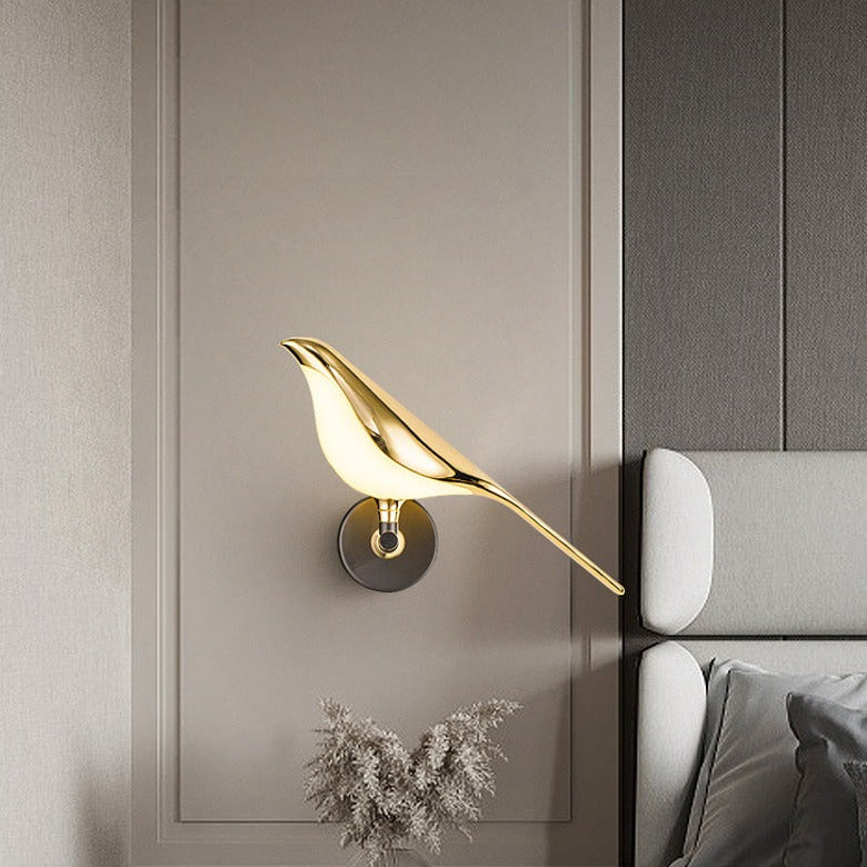 Bird Wall Lamp  Gold Accent Modern LED Light - Product detail 7