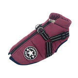 Winter Dog Coat  Built-In Safety Harness and Reflective Details - Product detail 9