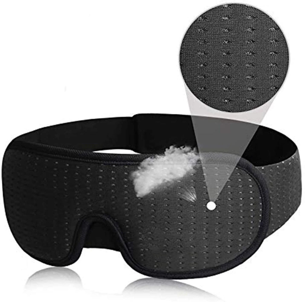 3D Sleep Mask  Contoured Memory Foam Design - Product showcase
