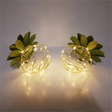 Solar Garden String Light  Pineapple Spiral LED Design - Product detail 6