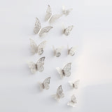 3D Butterfly Wall Decor  Rose Gold Metallic Finish - Product detail 13