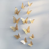 3D Butterfly Wall Decor  Rose Gold Metallic Finish - Product detail 15