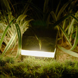 Modern Solar Garden Light  Square Stone LED Path Lighting - Product detail 4