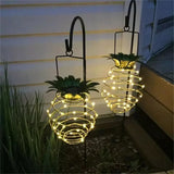 Solar Garden String Light  Pineapple Spiral LED Design - Product example