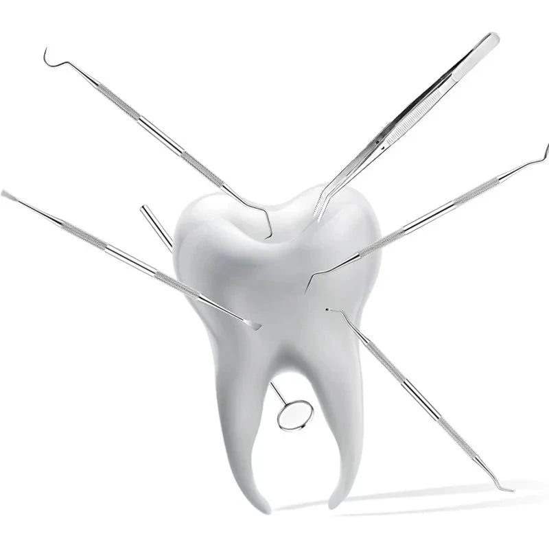 Professional Dental Care Tool  Stainless Steel Explorer  Scraper - Product showcase