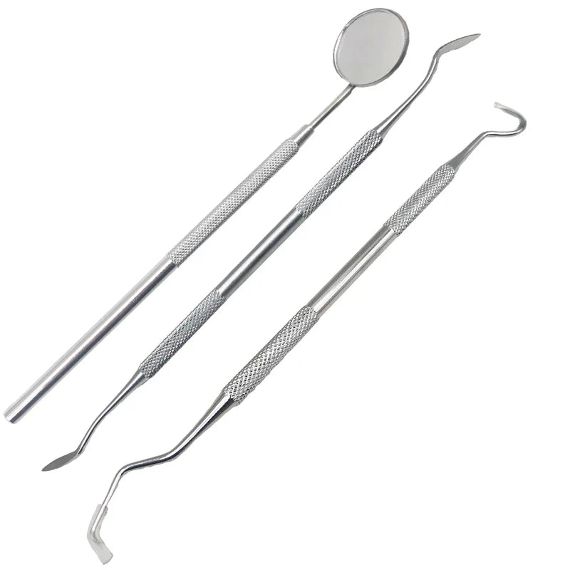 Professional Dental Tool Set  Stainless Steel Tartar Removal Kit - Detailed view