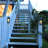 Modern Solar Wall Light  Waterproof Glass Panel Design - Product detail 12