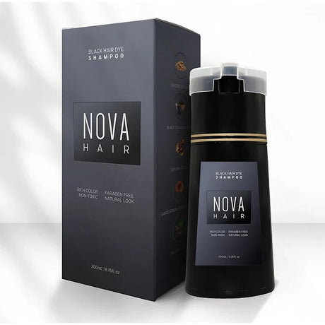Natural Hair Dye Shampoo  Fast Color Treatment Without Damage - Product showcase