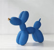 Modern Balloon Dog Sculpture  Matte Black with Gold Accent - Product detail 20