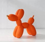 Modern Balloon Dog Sculpture  Matte Black with Gold Accent - Product detail 16