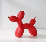 Modern Balloon Dog Sculpture  Matte Black with Gold Accent - Product detail 17