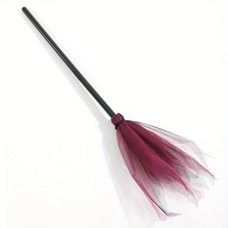 Halloween Witch Broom  Purple Tulle Skirt Design - Product detail 7