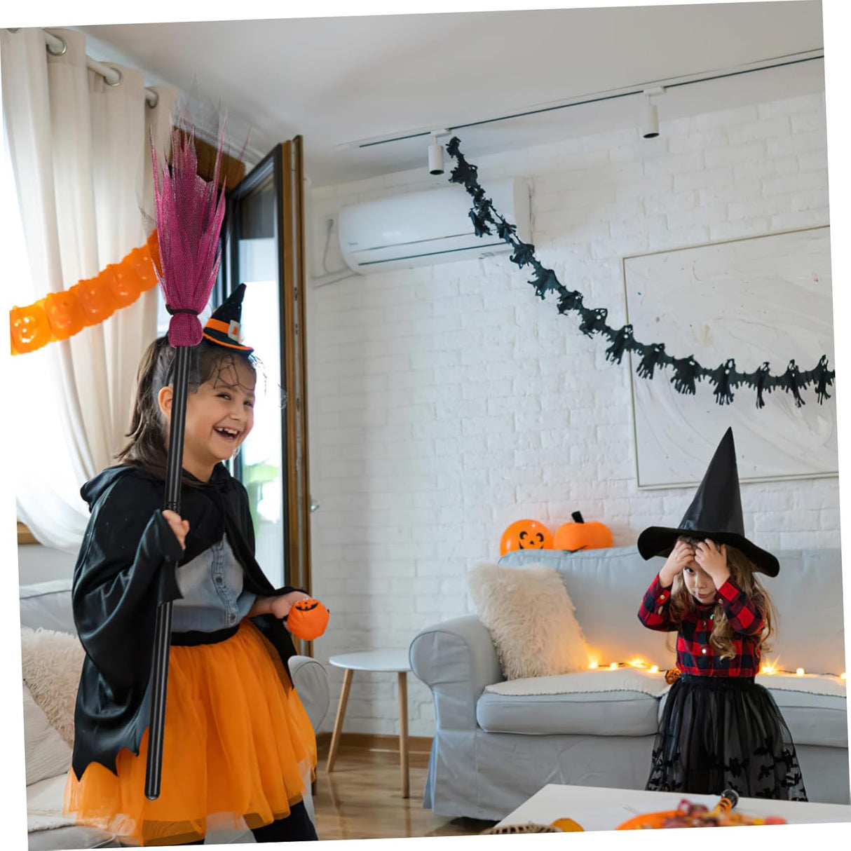 Halloween Witch Broom  Purple Tulle Skirt Design - Product detail 8