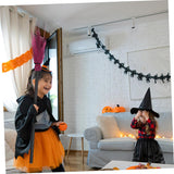 Halloween Witch Broom  Purple Tulle Skirt Design - Product detail 8