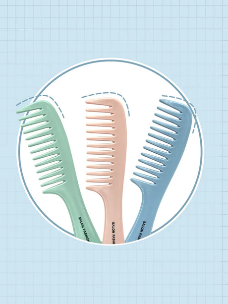 Wide Tooth Hair Comb  Gentle Detangling Styling Tool - Product detail 23