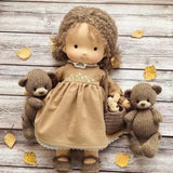 Waldorf Cotton Doll  Handmade Plush Toy With Fabric Box Set - Product example